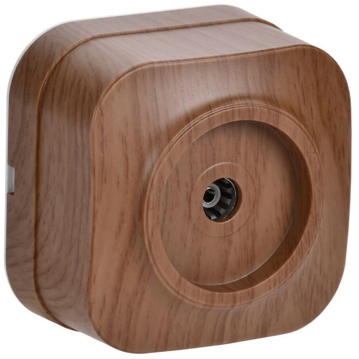 Изображение товара Телевизионная розетка IEK RTВ20-ХД дуб 1 гнездо установка открытая