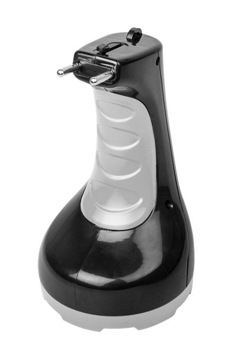 Изображение товара Фонари и переносные световые приборы Фаzа Фонарь ручной AccuF2-L15-bk выдвижная вилка индикатор зарядки ремешок встроен. ЗУ черн.