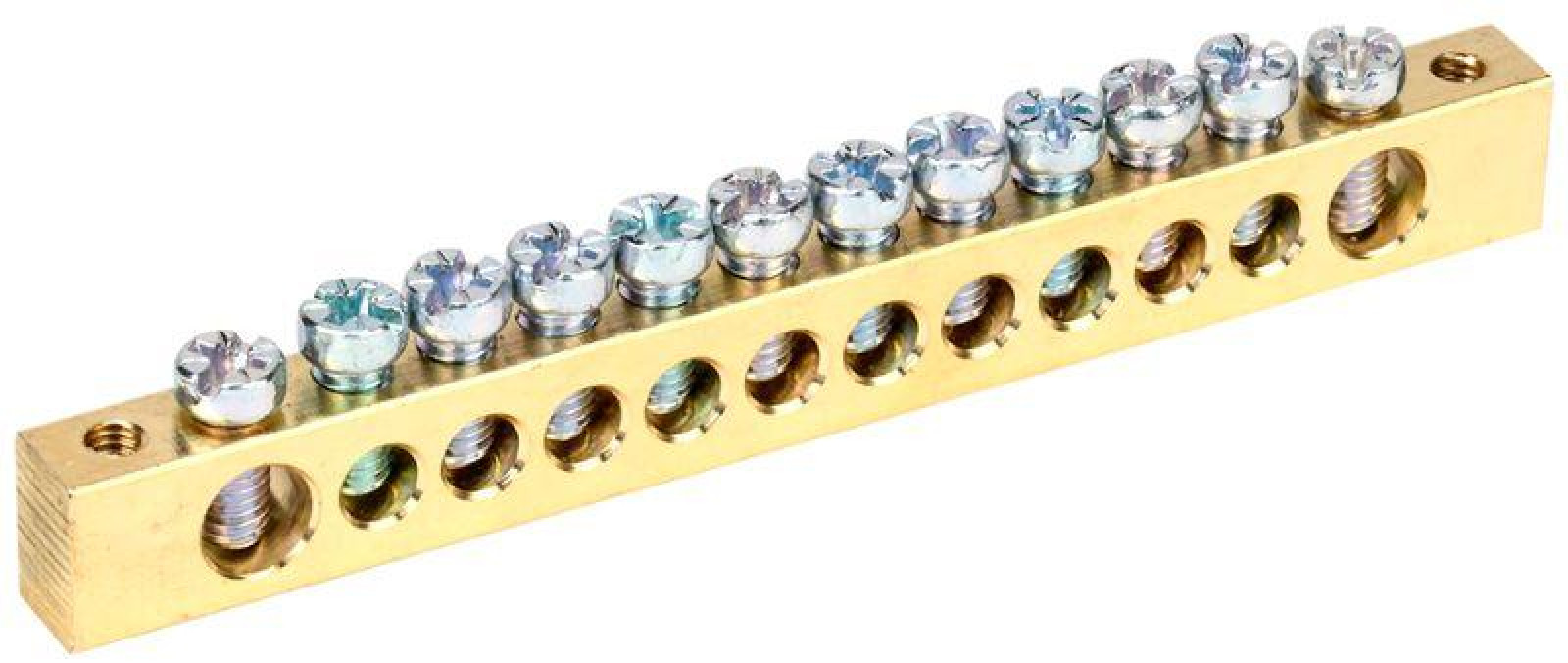 Изображение товара Изделия для электромонтажа IEK Шина PEN земля-ноль 8х12мм 12/2