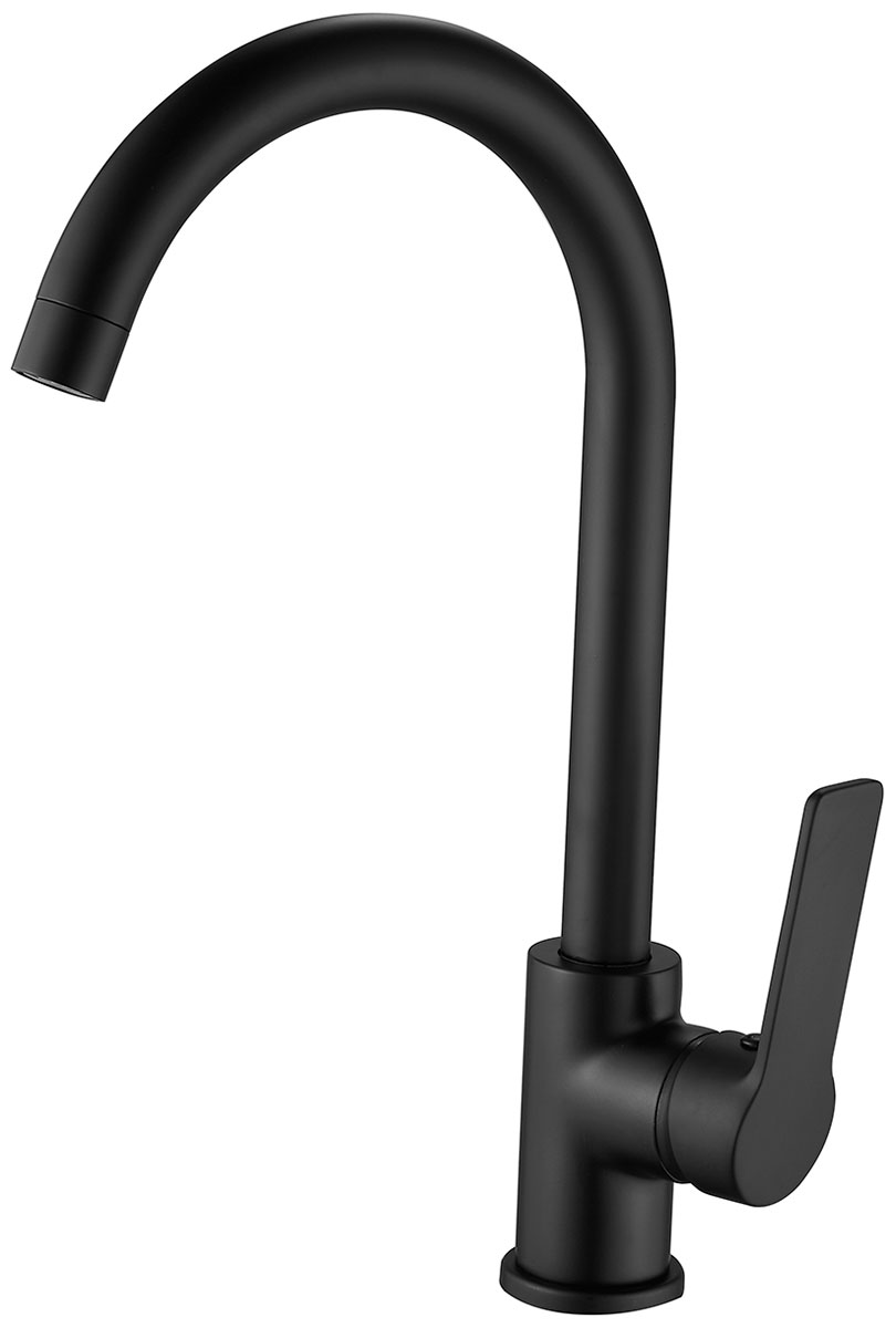 Изображение товара Современный черный матовый смеситель для кухонной мойки ESKO SINGAPORE SB 519