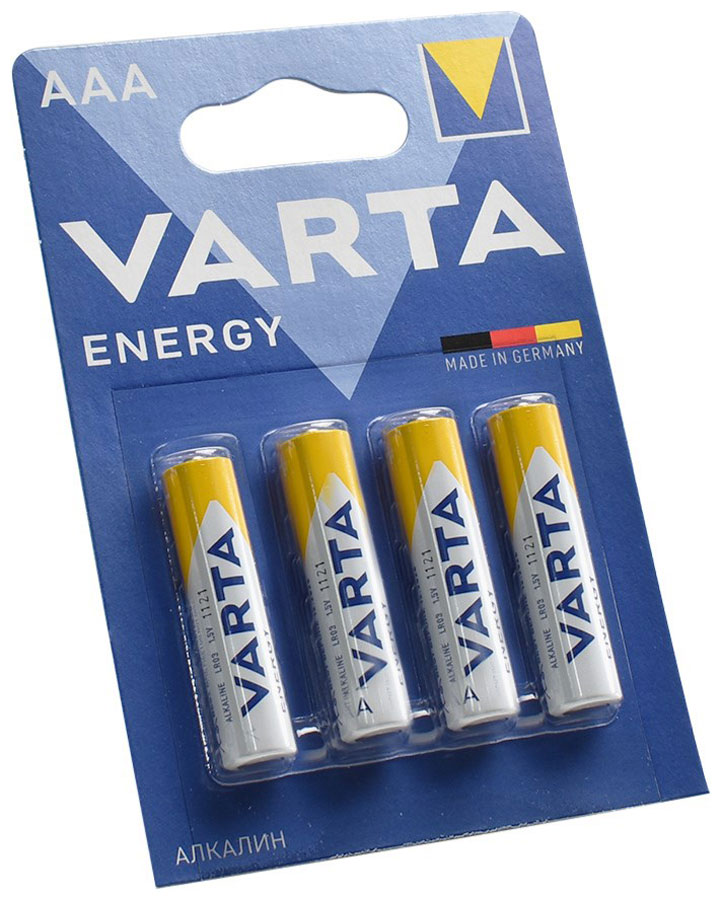 Батарейки VARTA ENERGY AAA бл.4 цена и фото