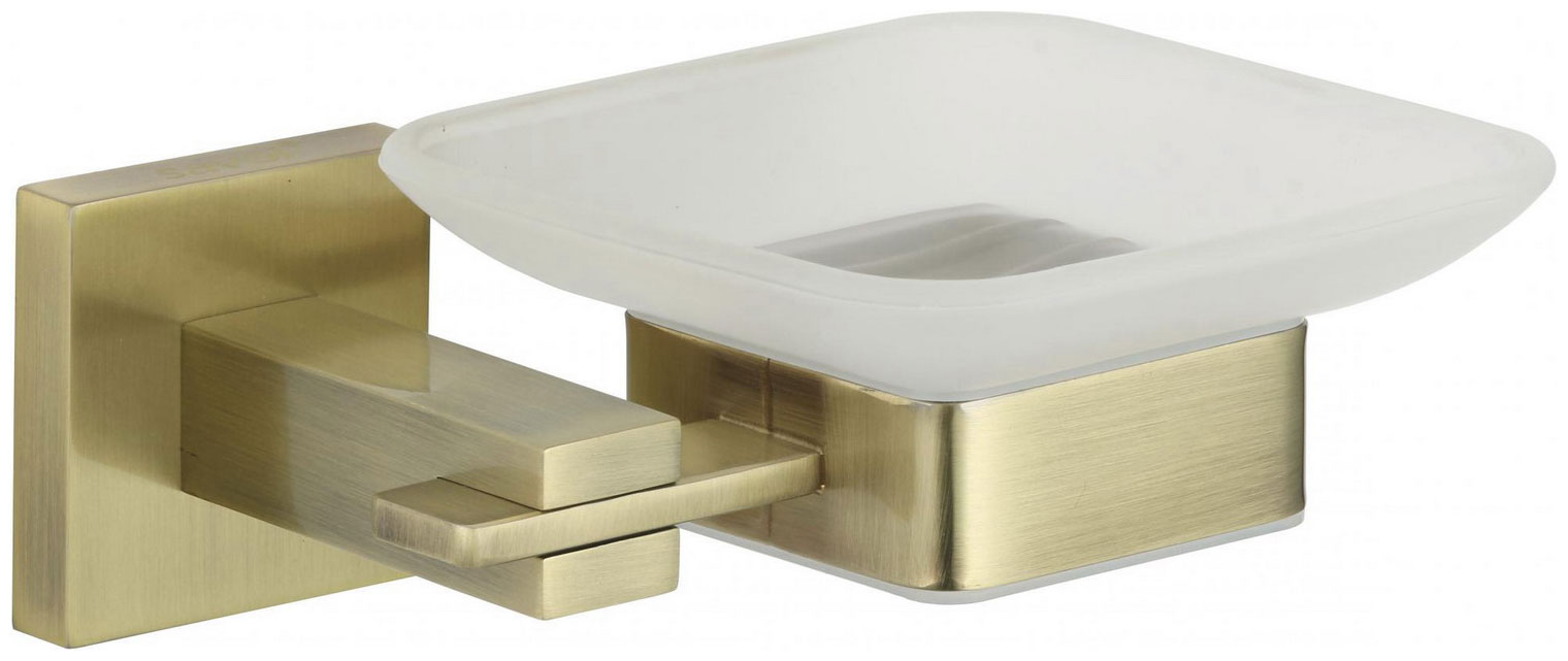 Изображение товара Мыльница стеклянная с настенным держателем Savol S-06559C