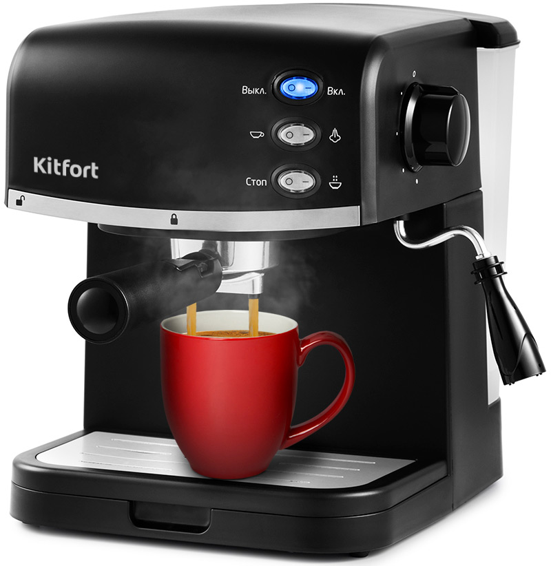 Кофеварка Kitfort КТ-718 сменная пластина фильтра для кофе фильтр с сетчатым экраном сменная ручка для кофеварки эспрессо 1 шт