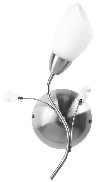 Изображение товара Бра MW-light Нежность 356025201 с матовым плафоном и хромированной арматурой