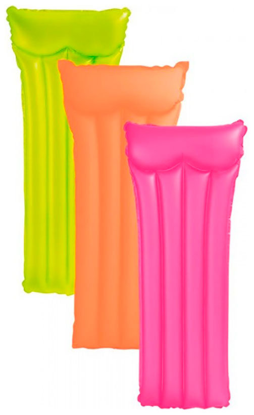 Изображение товара Надувной матрас Intex для плавания 183х76см "Неоновый мороз" 3 цвета 59717