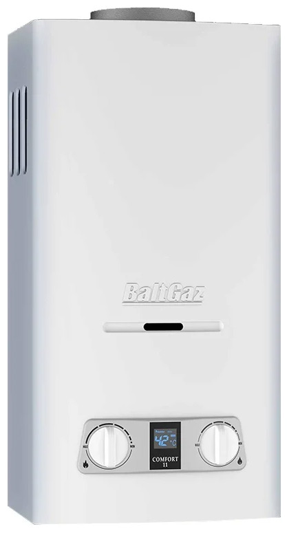 Газовый водонагреватель BaltGaz Comfort 11 проточный газовый водонагреватель baltgaz comfort 13 белый