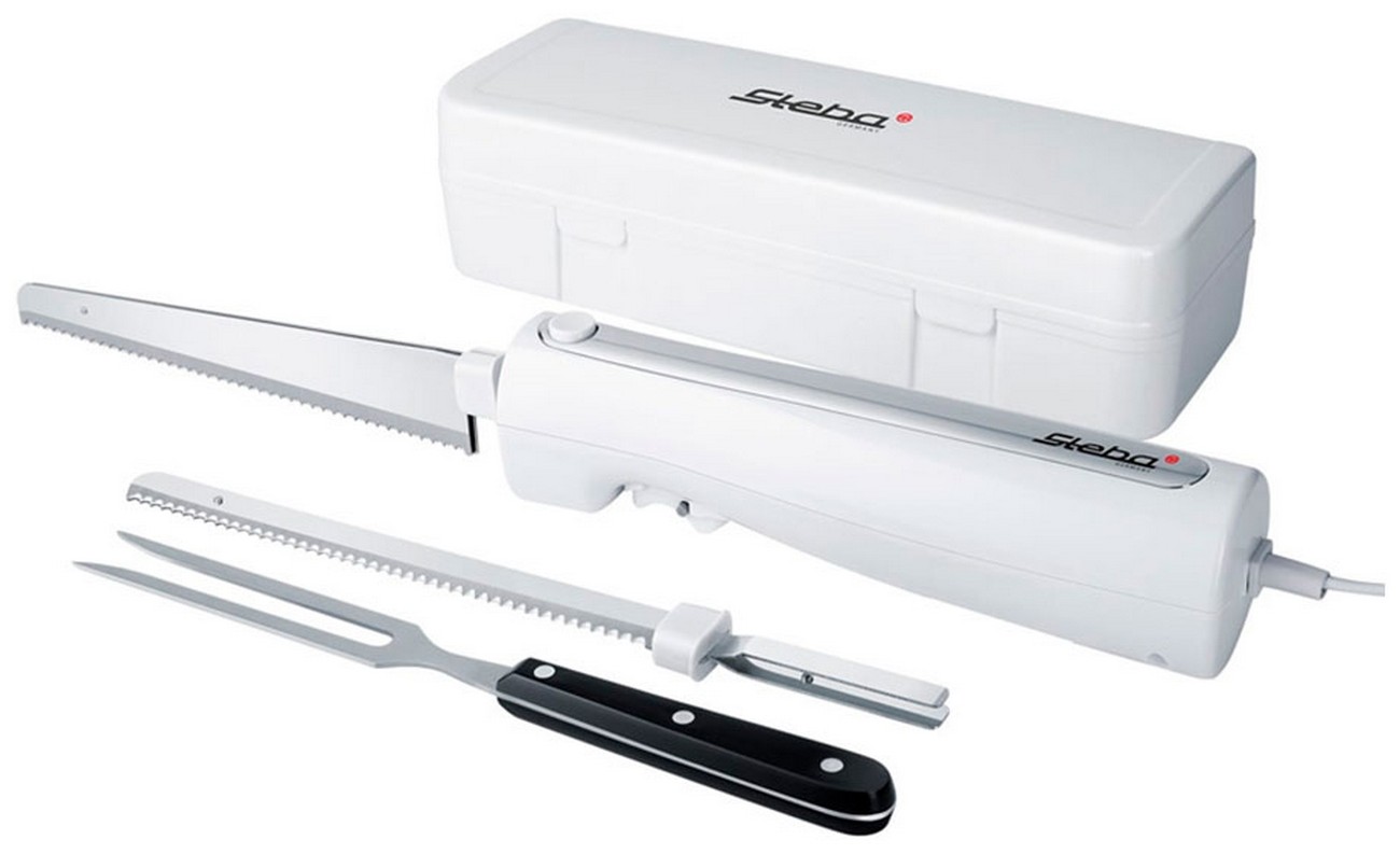 Изображение товара Электронож Steba EM 3 мощный и тихий для кухонных задач с двумя лезвиями