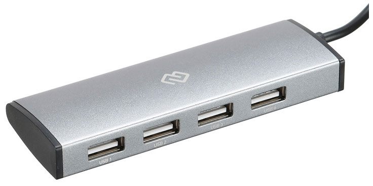 Изображение товара Разветвитель Digma HUB-4U2.0-UC-DS