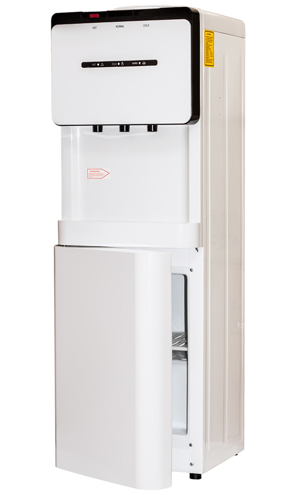 Изображение товара Кулер для воды Aqua Work YLR2-5-V908 (белый) напольный, компрессор, шкафчик 6.5 л, 3 кнопки (20274)