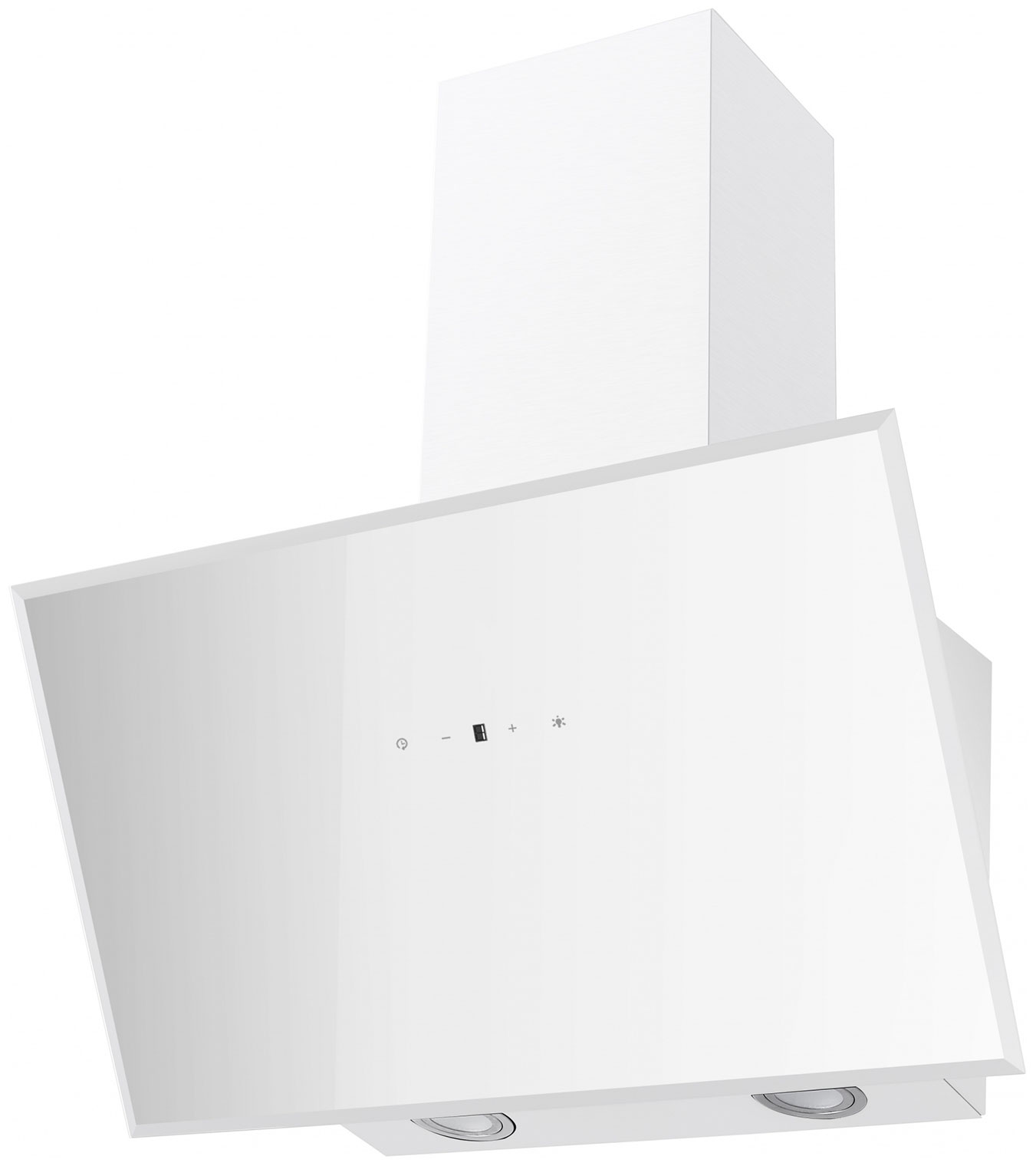 Изображение товара Вытяжка Hyundai HGH 6840 WG наклонная кухонная с лёгким управлением и светодиодным освещением