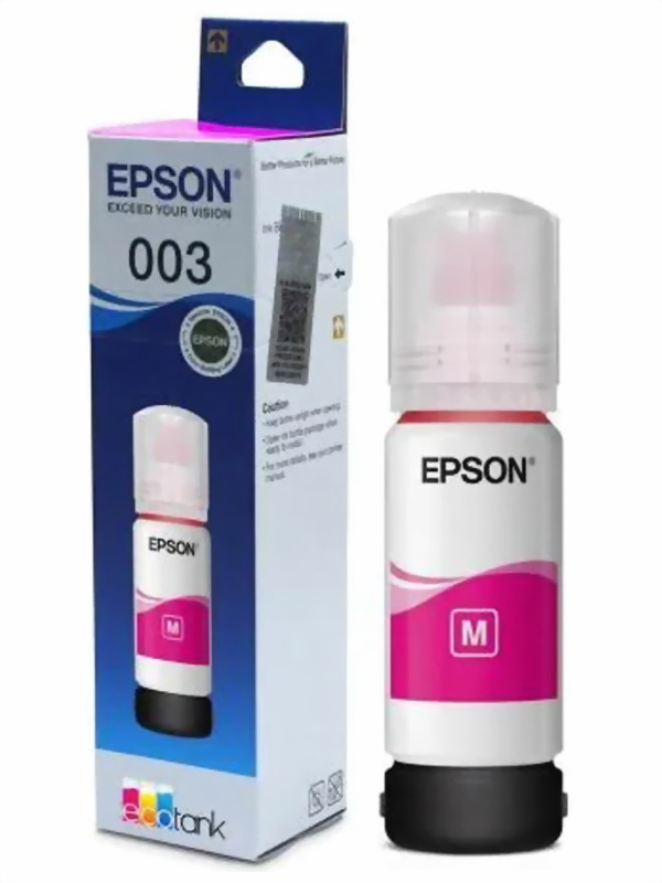

Чернила Epson C13T00V398 для СНПЧ EPSON L3210/L3216/L3218, пурпурные, ОРИГИНАЛЬНЫЕ, Пурпурный