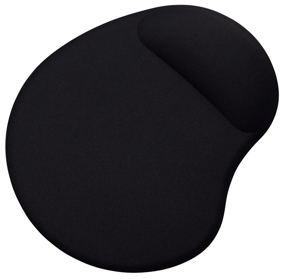 Изображение товара Коврик для мышек Buro BU-GEL Мини черный 225x190 мм для офиса и игр