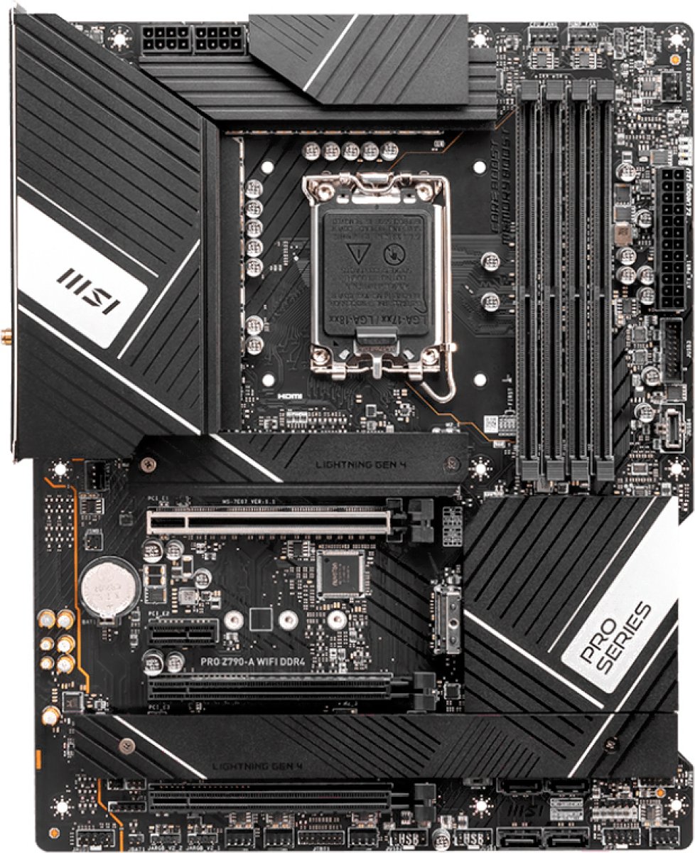 Изображение товара Материнская плата MSI PRO Z790-A WIFI для Intel LGA1700 ATX с Wi-Fi