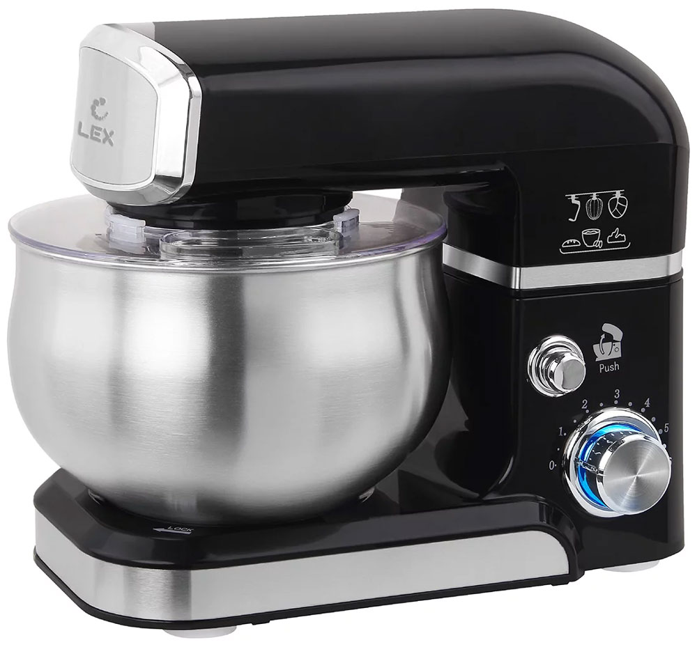 

Миксер планетарный LEX LXMX 4132 (черный)