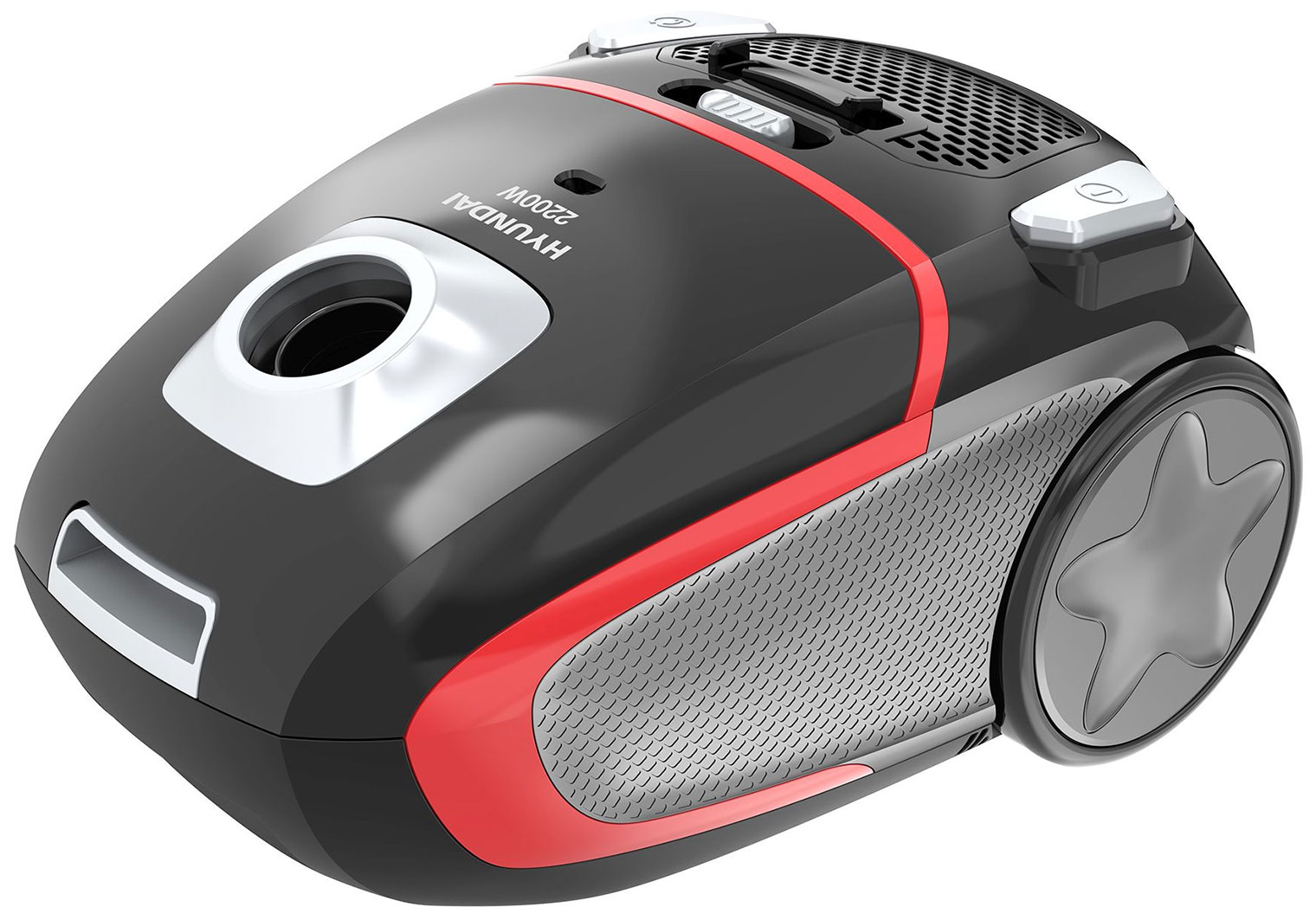 

Пылесос напольный Hyundai HYV-B4995, черный/красный, Красный/черный