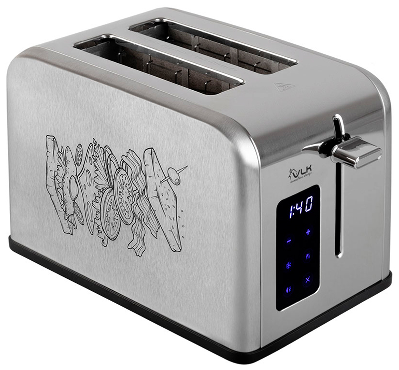 

Тостер VLK Palermo 103, стальной