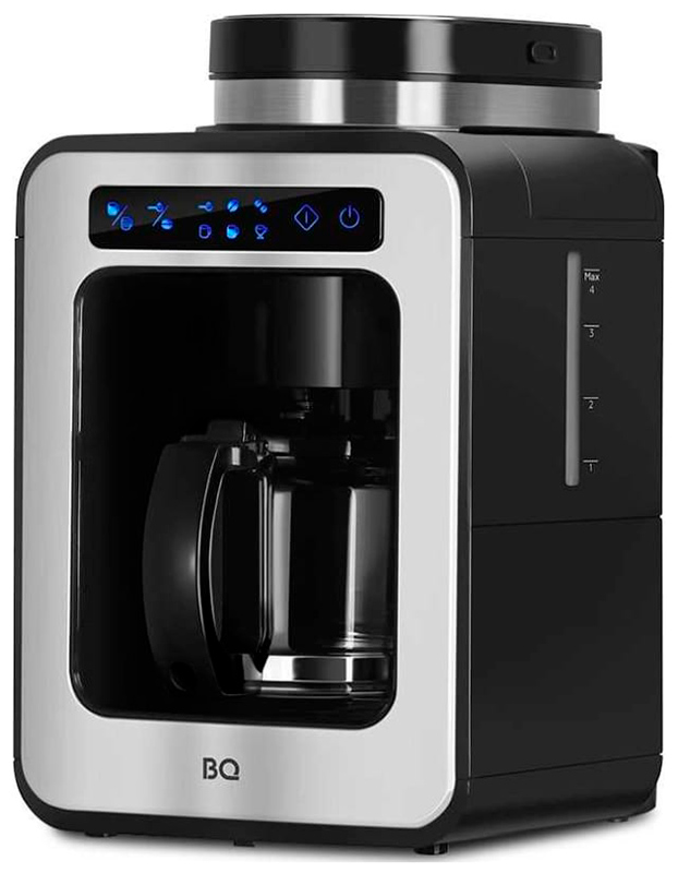 Изображение товара Капельная кофеварка со встроенной кофемолкой BQ CM7000 Стальной-Черный