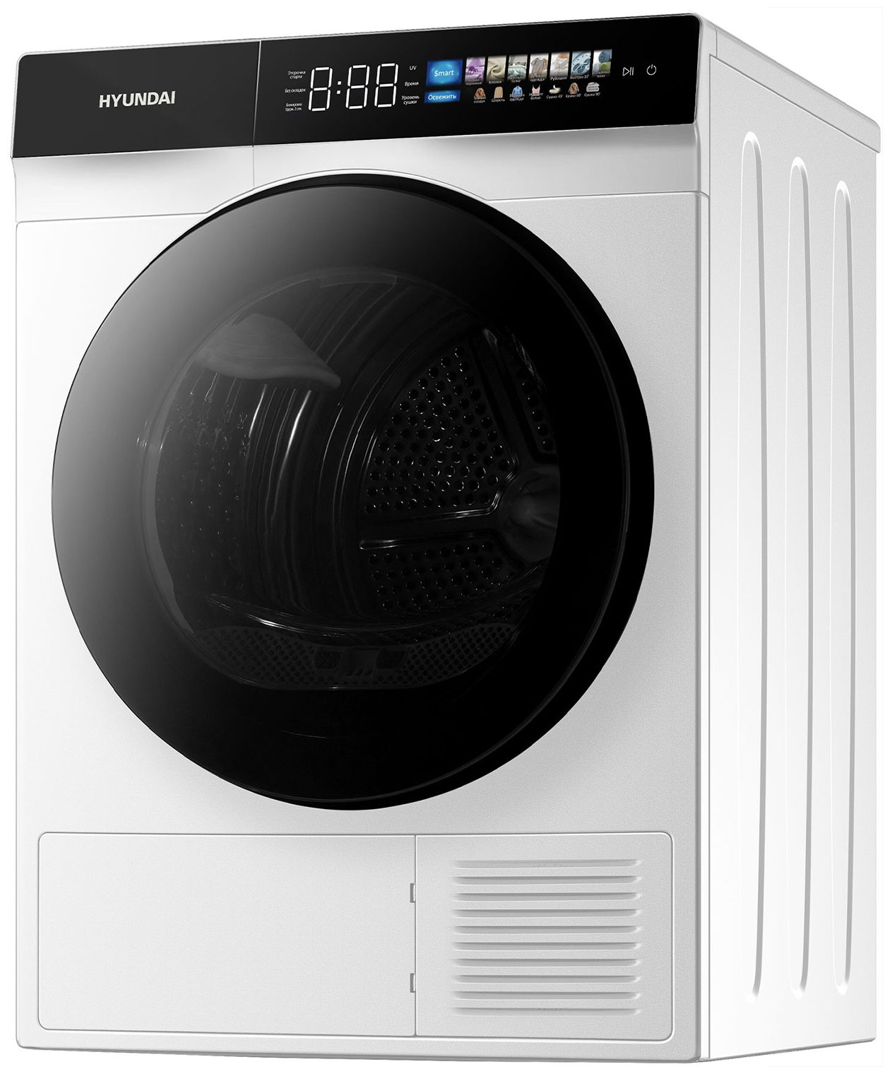 

Сушильная машина с тепловым насосом Hyundai DFE9429, белый