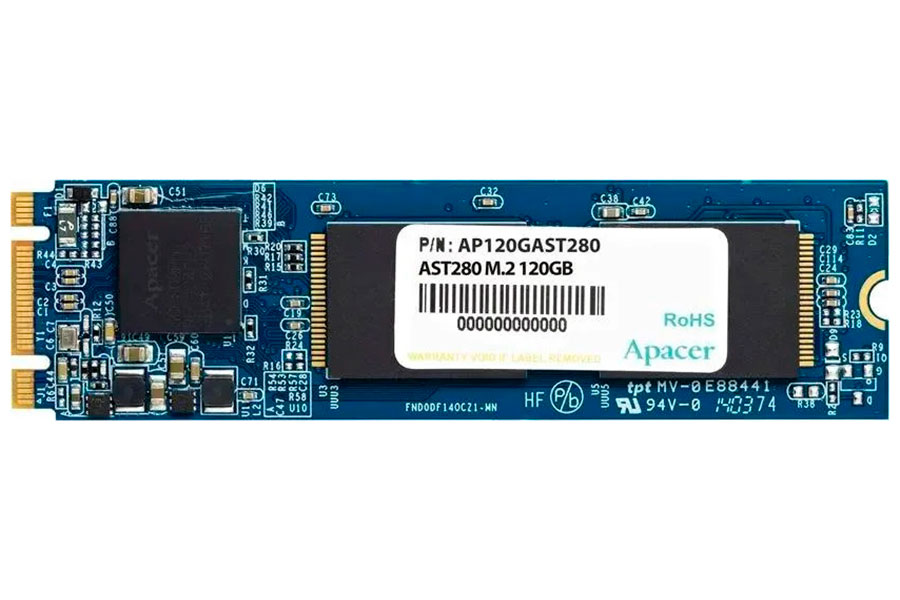 SSD накопитель Apacer M.2 AST280 120 ГБ SATA III (AP120GAST280-1) SSD накопитель Apacer M.2 AST280 120 ГБ SATA III (AP120GAST280-1)