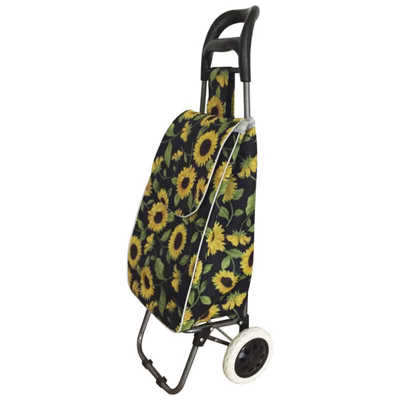 Изображение товара Сумка-тележка Рыжий кот A204 Подсолнух практичная с вместительной сумкой