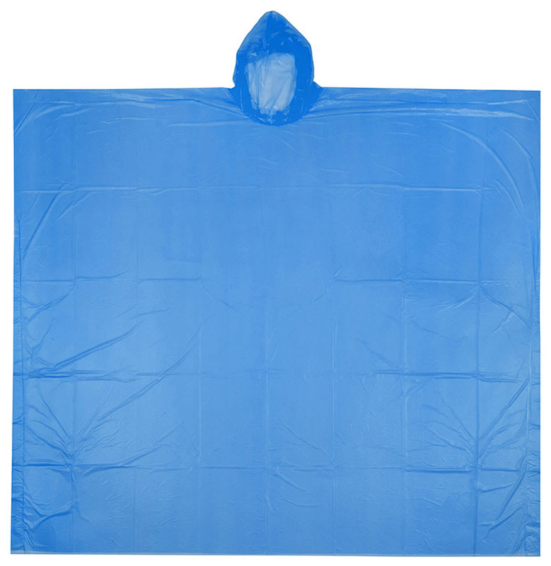 Изображение товара Дождевик пончо Park RP-18 L голубой водонепроницаемый для взрослых