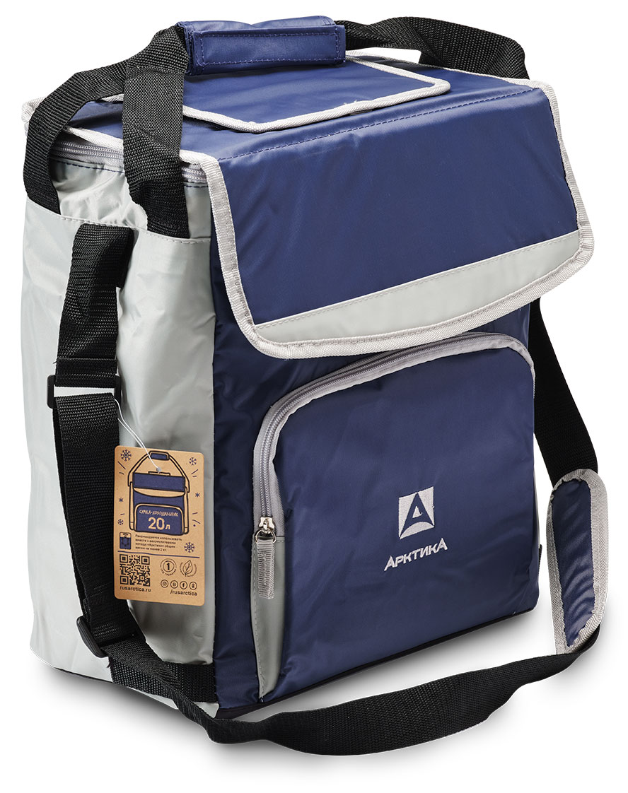 Изображение товара Сумка-холодильник Арктика 20 л синяя для пикников и путешествий