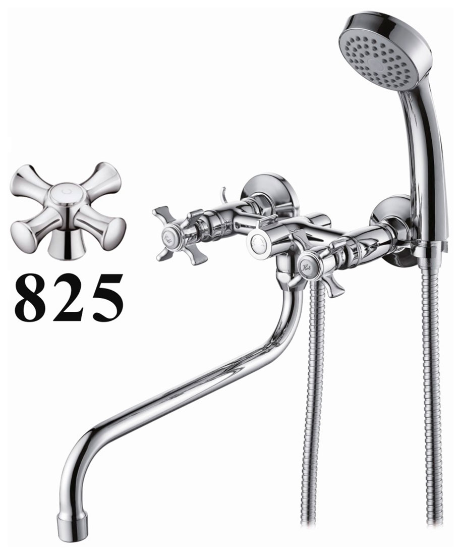 

Смеситель для ванны D-Lin D143825, хром, Xром