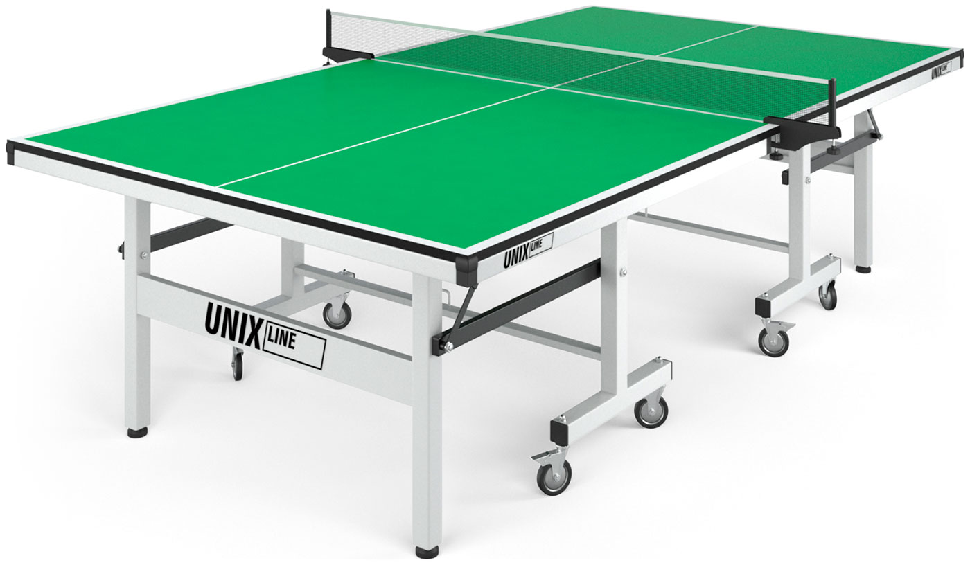 Изображение товара Профессиональный теннисный стол Unix Line 25 mm MDF (Green)