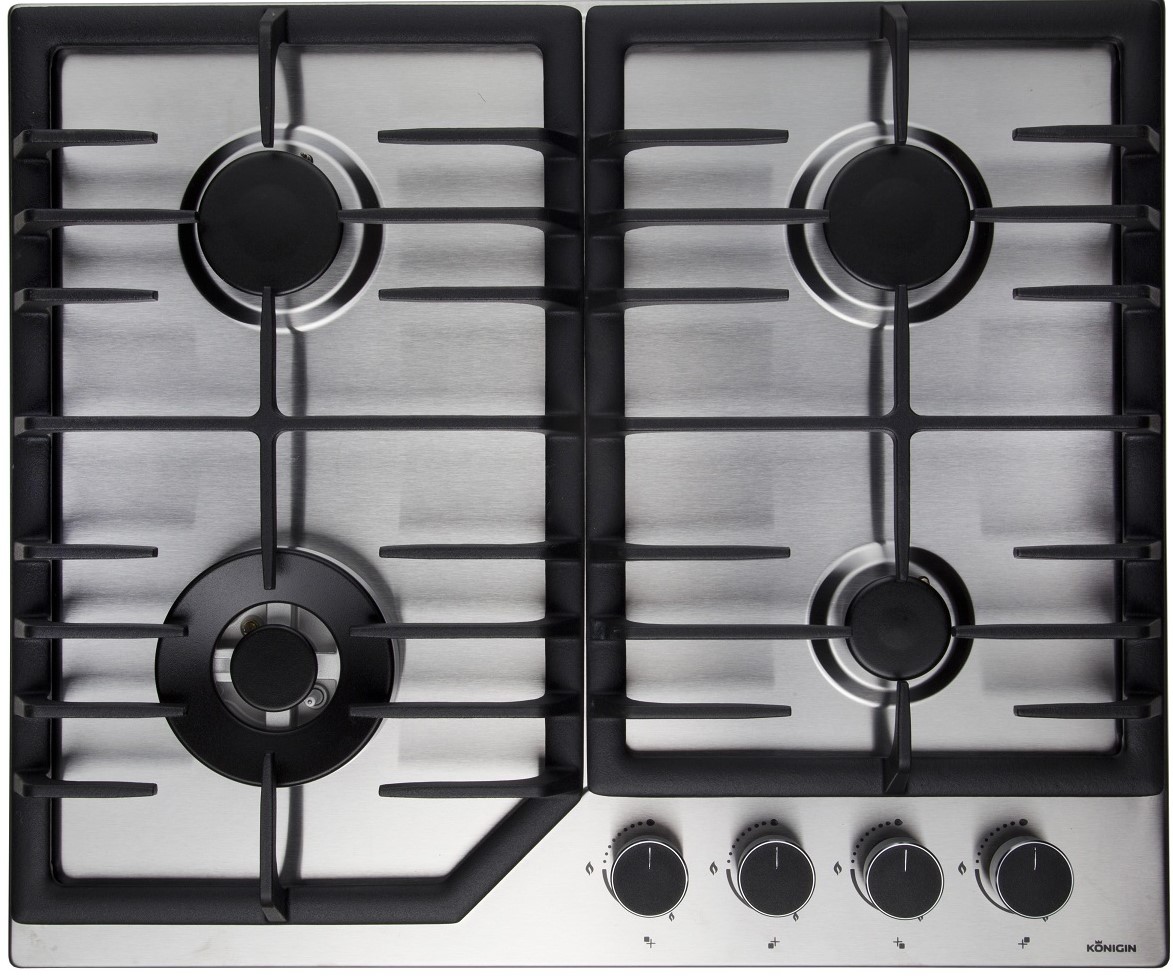 Изображение товара Газовая варочная панель Konigin Blaze 604 IXW