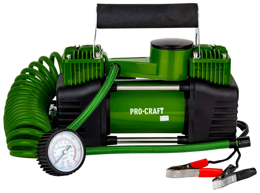 Изображение товара Procraft LK400 автомобильный компрессор 12 В 400 Вт 80 л/мин 10 бар