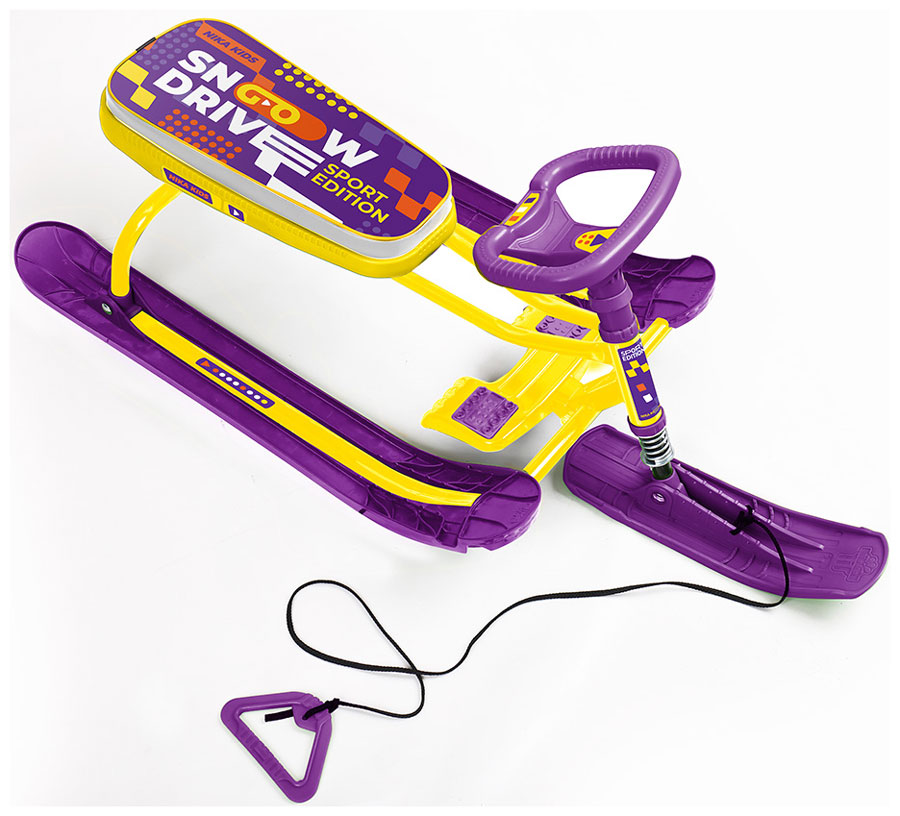 Изображение товара Снегокат Ника Тимка спорт (1+ ТС1+) фиолетовый графический