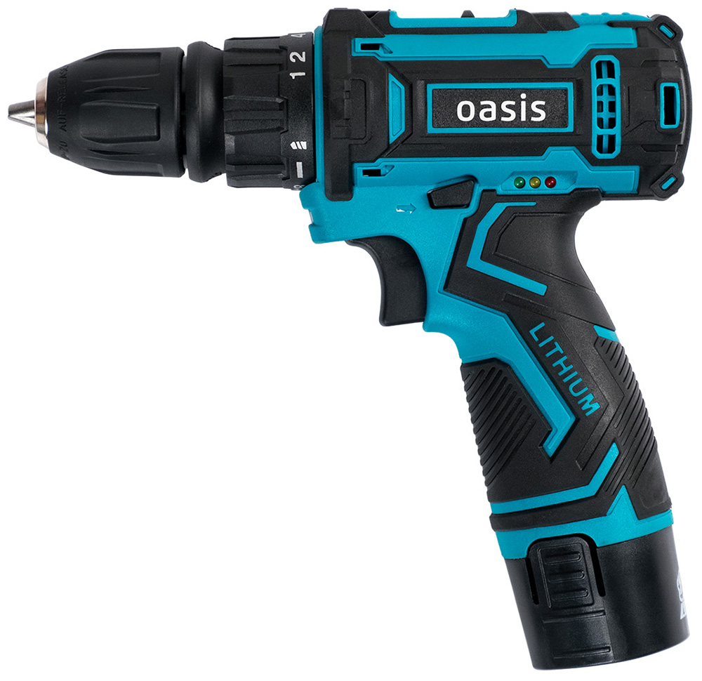 Изображение товара Аккумуляторный шуруповерт Oasis ASD-12S 12 В 2 Ач быстрый заряд и реверс
