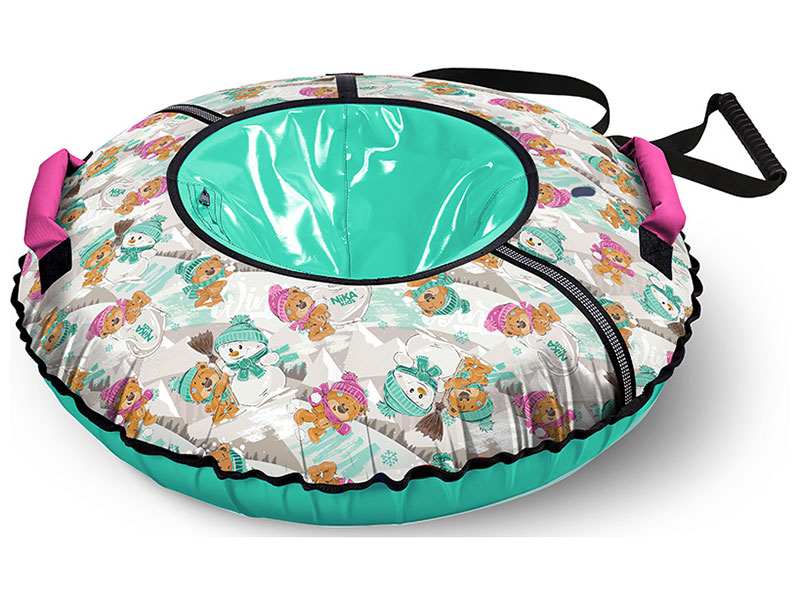 Изображение товара Тюбинг Ника принтованный (ТБ2К-85) с забавными медвежатами