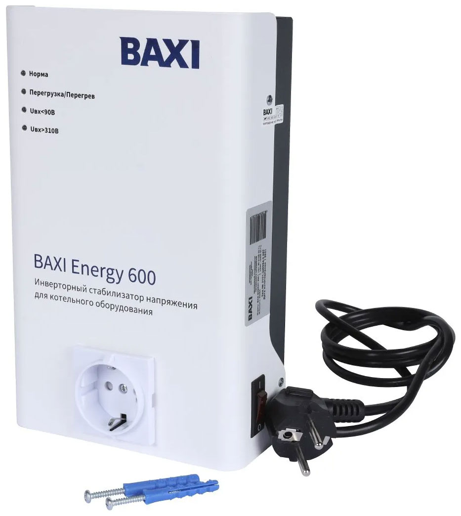 Изображение товара Инверторный стабилизатор для котлов Baxi Energy 600 надежное решение
