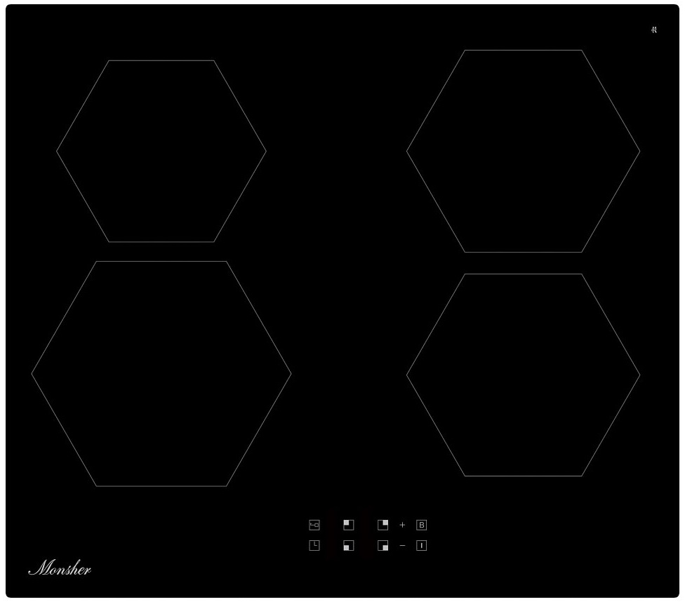 

Электрическая варочная панель Monsher MHI 6101, Черный