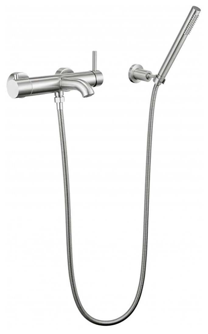 Изображение товара Смеситель для ванны с душем Milacio Ultra MCU.350.SS из нержавеющей стали