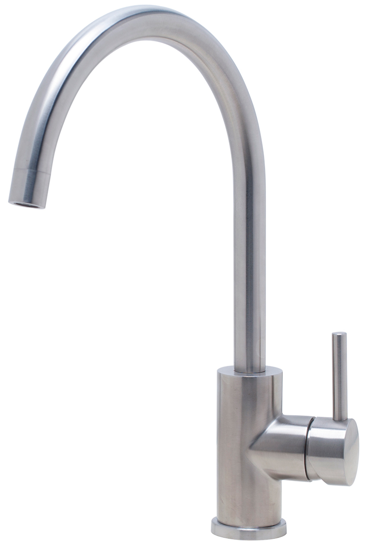 Изображение товара Смеситель для кухни Lemark с поворотным изливом, нерж. сталь (LM5078S)