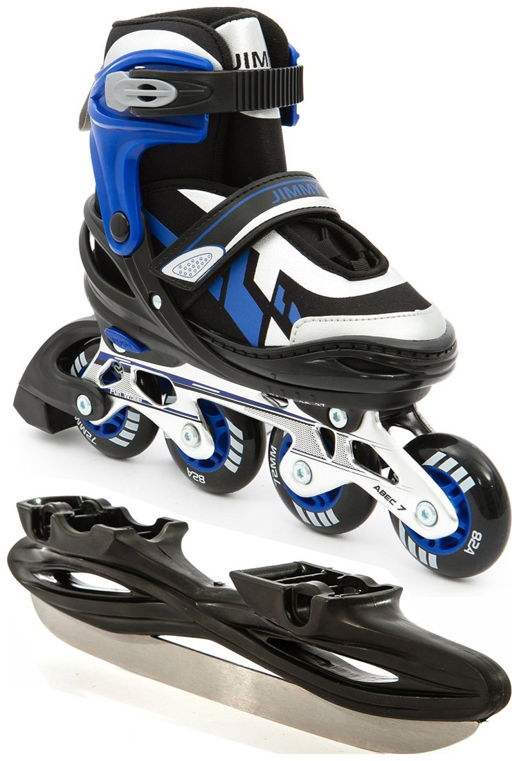 Изображение товара Коньки раздвижные Jimmy COMBO + ролики р 30-33 стильные и безопасные
