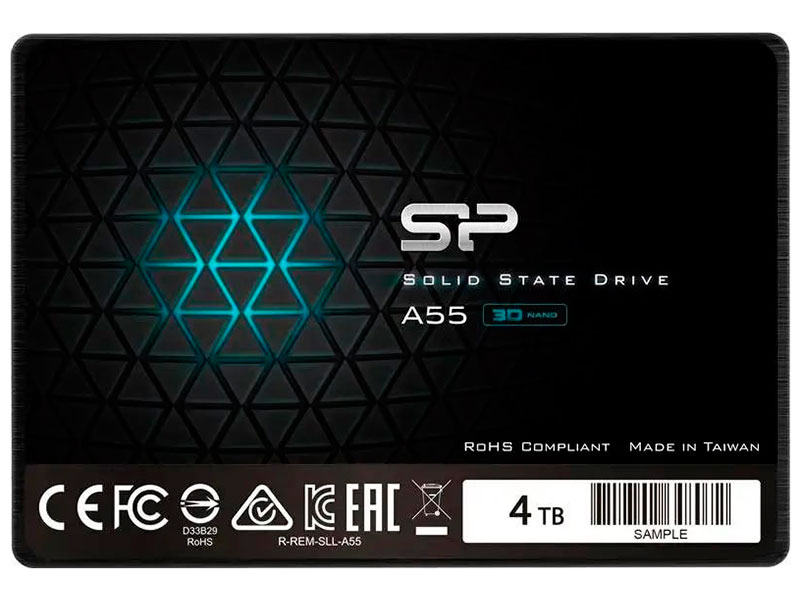 Изображение товара SSD накопитель Silicon Power 4Tb Ace A55 SATA 2.5 дюйма USB III