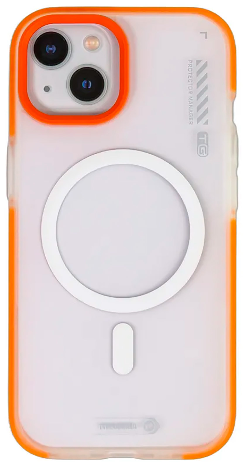 Изображение товара Чехол с магнитным покрытием Type Gorilla Dual Color iPhone15, Orange-red (BL-T46-iP15-DC-OR-R)