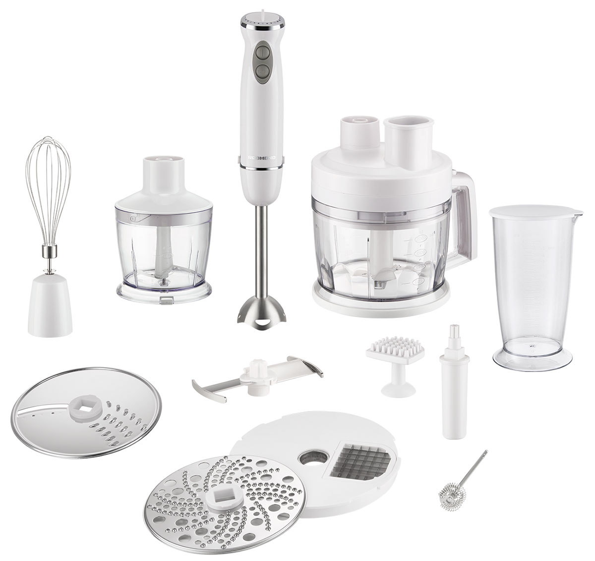Изображение товара Погружной блендер Редмонд BH407, белый