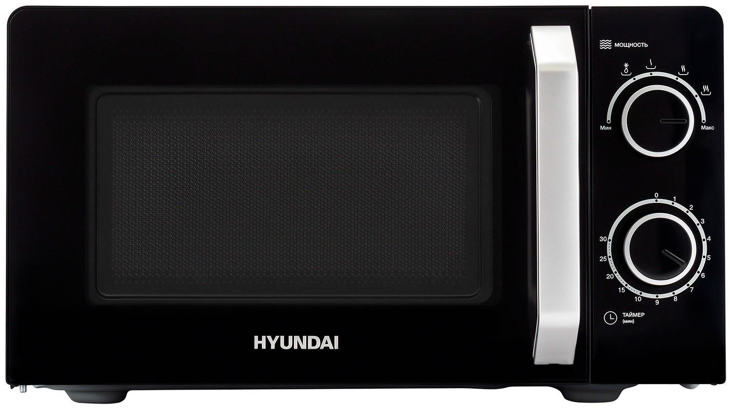 Изображение товара Микроволновая печь Hyundai HYM-M2052 20л 700Вт черная с серебристым