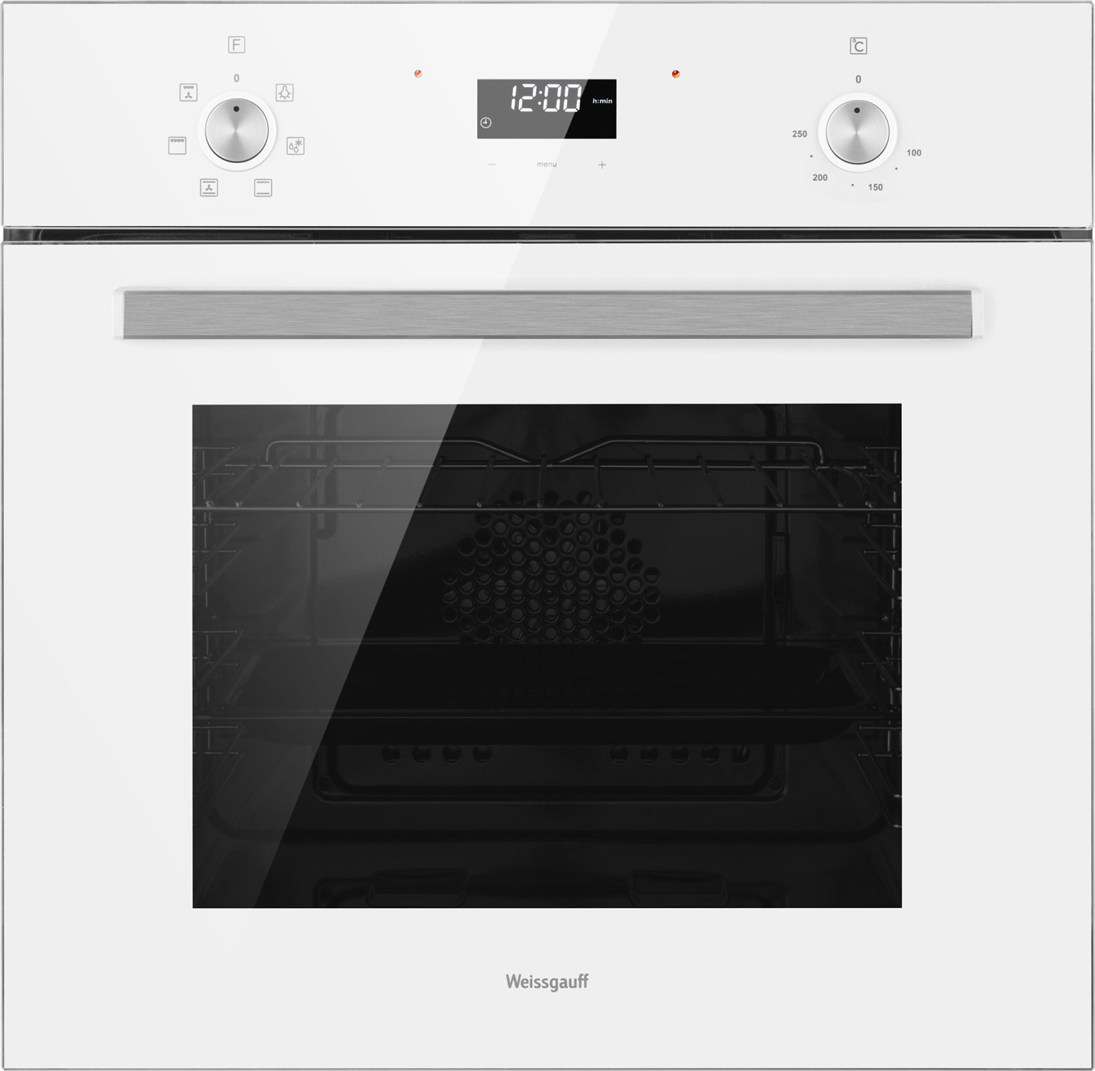 Изображение товара Электрический духовой шкаф Weissgauff EOV 672 SW с сенсорным дисплеем и 6 режимами