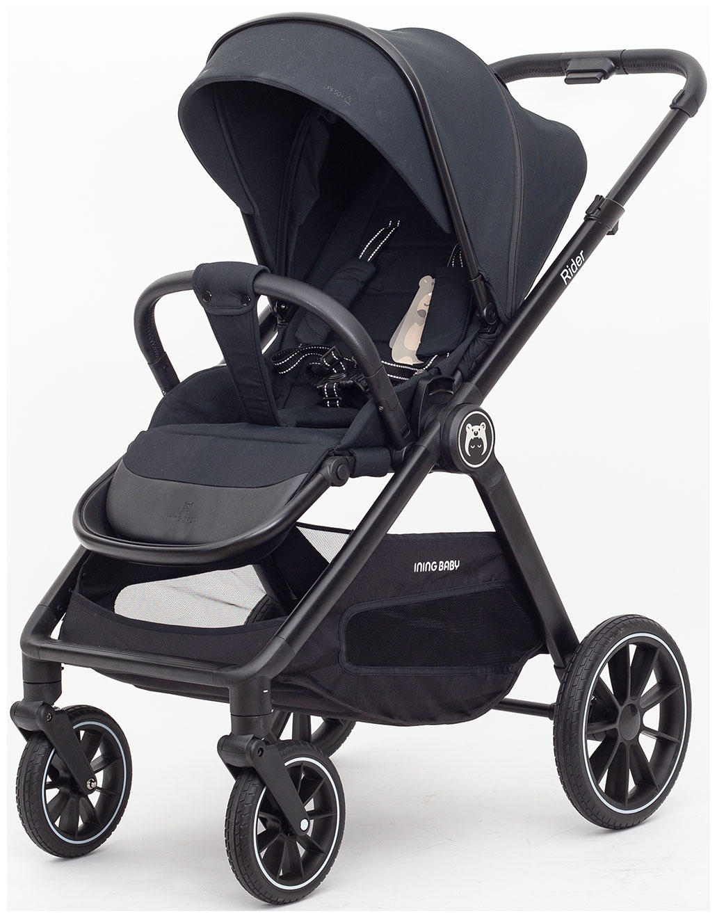 Изображение товара Коляска 2 в 1 Ining Baby KR345 Plus black