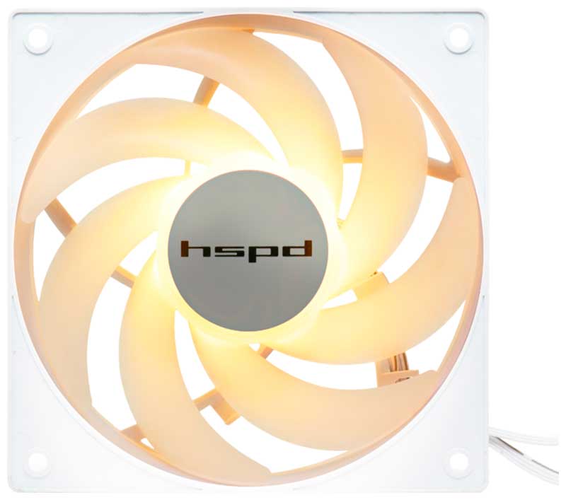 Изображение товара Вентилятор для корпуса HSPD M1 ARGB 120mm white (M1-1201WH-ARGB)