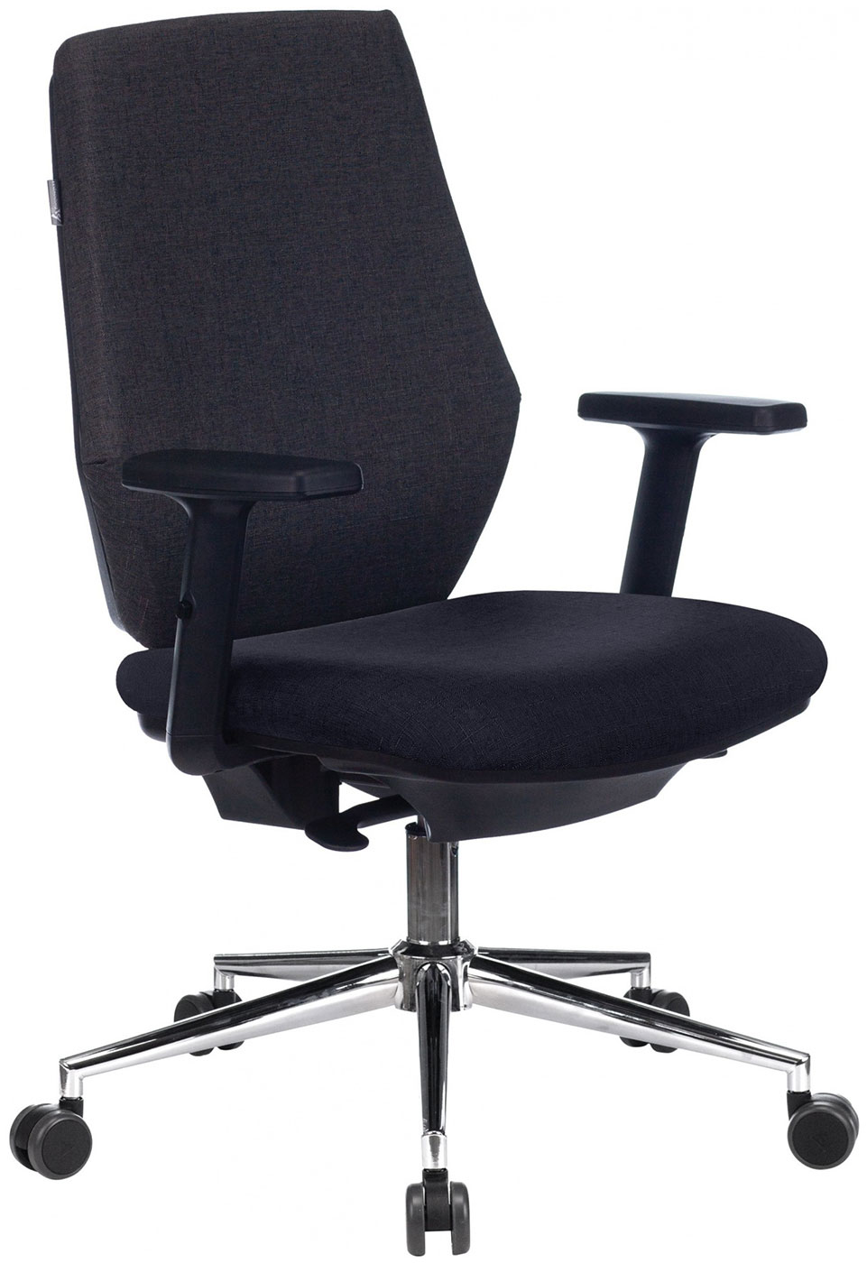 

Кресло Бюрократ CH-545SL, серый 38-417, крестов. металл хром