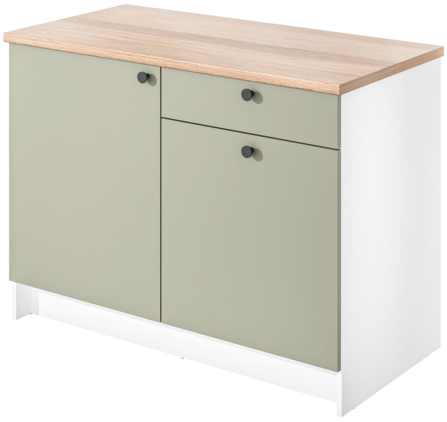 

Шкаф кухонный напольный Candy ModulE, с ящиком и столешницей, 120x91х61 см (TD0053883RU), зеленый матовый