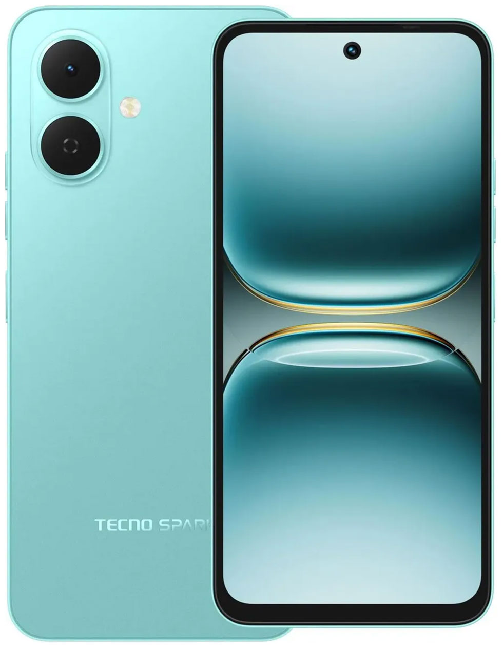 Изображение товара Смартфон Tecno Spark Go 2 64Gb 3Gb зеленый - смартфон с 6.67 дюймовым дисплеем и мощным аккумулятор