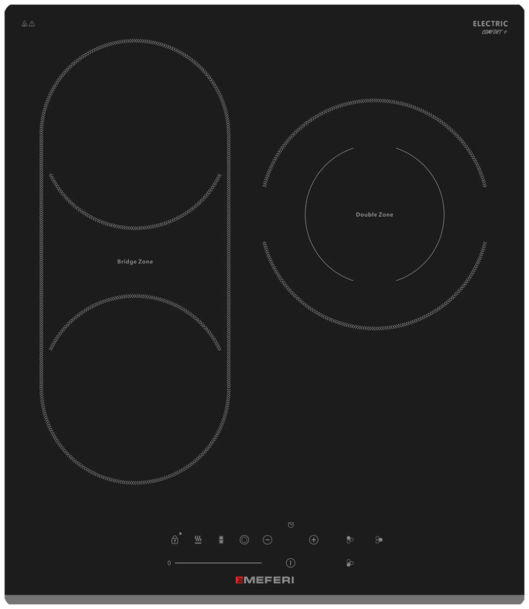 

Электрическая варочная панель Meferi MEH453BK COMFORT PLUS, Черный