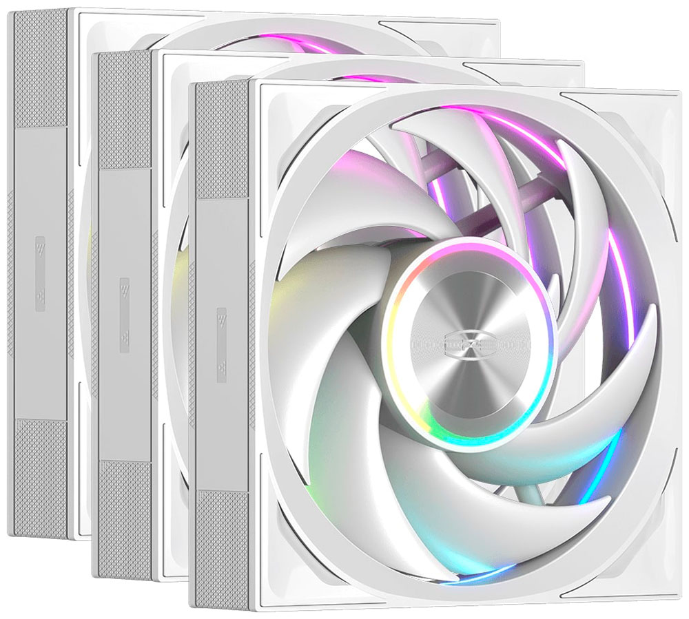 Изображение товара Вентиляторы для корпуса PCCooler F7 X120 ARGB 3IN1 White 120мм 4pin